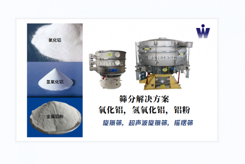 氧化鋁、氫氧化鋁、金屬鋁粉篩分案例